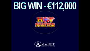 Slot de Amatic Hot scatter BIG WIN - € 112,000