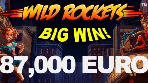 STOR VINNA 87,000 XNUMX EURO i Wild Rockets Casino-slot!
