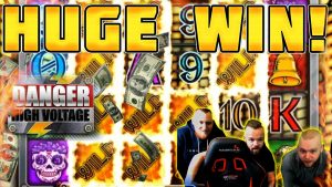 OGROMNE WYGRANIE w NIEBEZPIECZEŃSTWIE: WYSOKIE NAPIĘCIE! MEGA BIG WIN na automacie online!