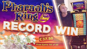 MUSISZ ZOBACZYĆ!!!! REKORDOWA WYGRANA W PIERŚCIEŃ FARAONÓW - NAJWIĘKSZY POWRÓT NA YOUTUBE !! (Kasyno - wysoki limit)