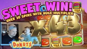 VITÓRIA ENORME !!! Donuts BIG WIN - Slots - Jogos de casino (slots online) da transmissão AO VIVO