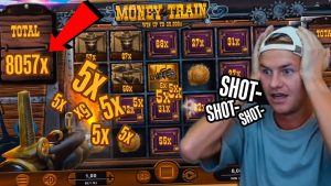 Streamer Record-vinst 24.000 € & Enorm vinst på Money Train-spelautomaten - TOPP 5 Mega-vinster i veckan
