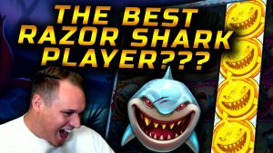 Najlepszy na świecie odtwarzacz RAZOR SHARK ?! (10 € BIG BIG WIN)