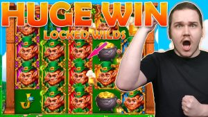 VITÓRIA ENORME COM WILDS BLOQUEADOS NO LEPRECHAUN GOES WILD (Play'n GO)