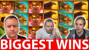 A MÁQUINA DE SLOT GANHA # 14 em ouro asteca, legião romana, frascos Jammin.