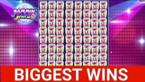 Biggest Streamers vinner # 5 INSANE JAMMIN JARS Stor vinst och spelautomat
