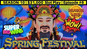 Wysoka granica Dragon Link Slot Machine duża WIN & Mighty Cash Double w górę | smak 10 | Odcinek # 6