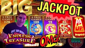 Höggräns ENDLESS TREASURE Slot Machine HANDPAY JACKPOT | Lock It Link Slot Machine stor WIN