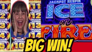 JA TO ZROBIŁEM! duża WYGRYWAJ NA JACKPOT RESPIN H2O lód NA płomieniu!