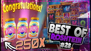 MEGA large WILD WIN | Best of Roshtein # 28 NA ŻYWO