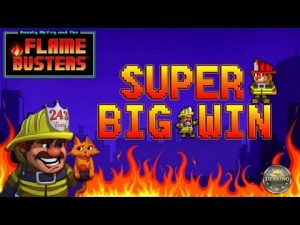 SUPER DUŻA WYGRANA BEI FLAME BUSTERS (THUNDERKICK) - 3 € EINSATZ!