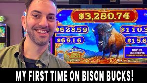 💸 första gången TID PÅ BISONBUCKER! 🐃 Streck ut kontanten för stora VINSTER 💵 Ho-Chunk Gaming Madison #advert