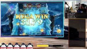 stor VINN !!! Online casino bonus Slot H2O ice Wolf (ELK Studios) - Bet 0.4 € Vinn 129 € (323x)