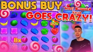 słodycz BONANZA BONUS zakup GOES CRAZY! | Bonus kasyna online SLOT duża WYGRANA