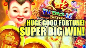 ★ STOR godhet FORTUNE! SUPER stort VIN! ★ FU DAO LE RICHES Slot Machine Bonus (SG)
