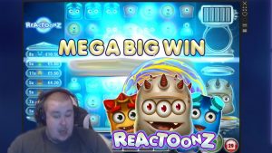 stort Win ★ Reactoonz ★ Spela GO-spelautomat, spelat på Vihjeareenas ström