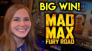 BONUS! stort VINNA! Mad Max Fury route Slot Machine!