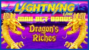 ⚡️HIGH bound Lightning Link Dragon's Riches ⚡️ 25 $ MAX BET BONUS okrągły automat do gry LAS VEGAS Casino bonus