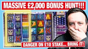 HUR MYCKET ÄR DET??? STORA £ 2000 SLOTS BONUS JAKT !!!