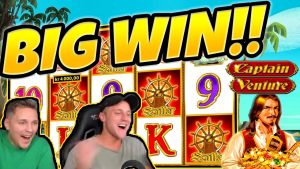 OGROMNA WYGRANA !!! Captain Venture duża wygrana - automaty online od CasinoDaddy (Novomatic)