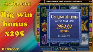 Slot Avalon duża wygrana bonus. Bonus w kasynie online.