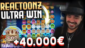 Streamer extra vinst 40.000 € på Reactoonz slot - Topp 5 största vinster i kalenderveckan