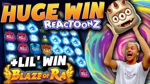 Babban nasara a kan REACTOONZ (+ Lil 'Win a kan Wutar Ra)