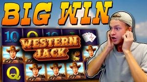 duże WIN na automacie Western Jack