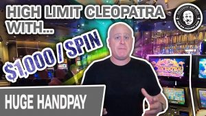 1,000 XNUMX $ Högbundna Cleopatra Spins 😱 Hur många jackpottar testament jag vinner?