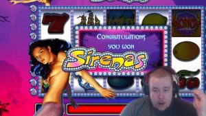 Grande vitória de bônus ★ Sirenas ★ slot Novomatic, jogado na corrente de Vihjeareena