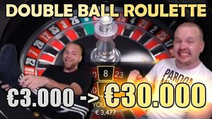 INSANE Double Ball Roulette duża wygrana sesja