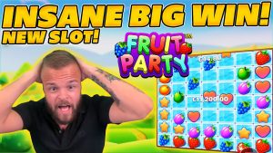 DUŻA WYGRANA na nowatorskiej partii SLOT FRUIT! PONAD 1000x? SZALONE WYGRANIE w automatach online!