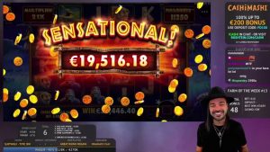 Roshtein Great rhinoceros Megaways 31547 € - Grande bônus de cassino online Win inwards Slots
