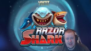 grande vitória de bônus ★ Razor Shark ★ força o slot de jogos, jogado na corrente de Vihjeareena