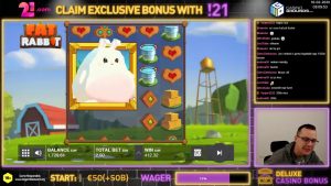 otyły Królik 🎰 206X duża WIN🤑 ➤ 21.com bonus kasynowy 🍀