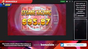 Bonusizle Slot | bonus kasynowy Meleği İle Yayından Özel Kareler !!! #slots #bigwin