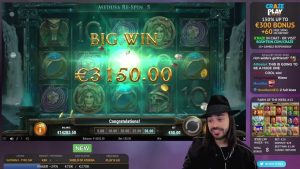 Roshtein Shield of Athena 7100 € - Online kasinobonus stor Win inwards slots