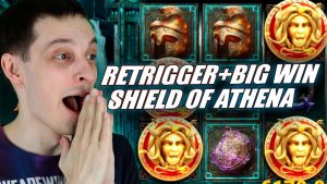 SHIELD OF ATHENA Slot Retrigger oprócz dużej wygranej