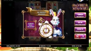 SLOT BIAŁY KRÓLIK EPIC duży WIN