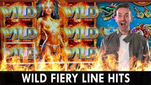 🔥 WILD Fiery Line Treffar 🎰 Templet är i flamma 🌋 Progressiv vinnande bonus
