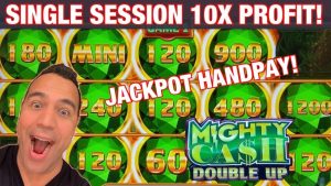 Ii️⬆️ ii grandes vitórias, ane JACKPOT, 🔥 HOT MIGHTY CASH DUPLO para cima !! | Apostas de nove dólares! 👑 🏆 🎰