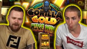 stor VINN på GORILLA Au MEGAWAYS - casinobonus Slots stora vinster
