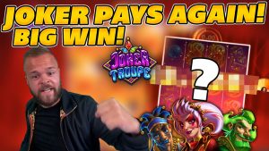 någon annan STOR VINN på JOKER TROUPE! stort VINST på online slots!
