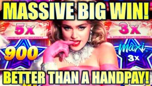 ★ KYAUTA babba! ★ MAXI JACKPOT 3X !! 40 yantar da GOMA! MADARON CASH Slot Machine (Aristocrat)