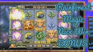 BONUS RAINFOREST MAGIC duża WYGRANA