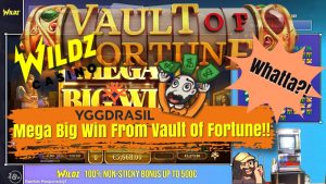Stol vinner stort !! Mega stor vinst från Vault Of Fortune !!