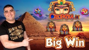 Cleopatra 2 Slot Machine grande vitória com bônus de aposta máxima - retorno incrível | Slot de EXPLOSÃO de bateria dançante