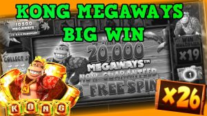 Kong MEGAWAYS! stor multiplikator / stor vinst !!