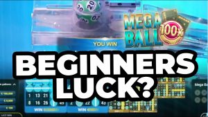 MEGA BALL - DET första av alla TID JAG SPELA DET (LIVE casinobonus stor VINST)