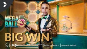 Mega Ball large Vinn 25 000x multiplikator | Evolution Gaming